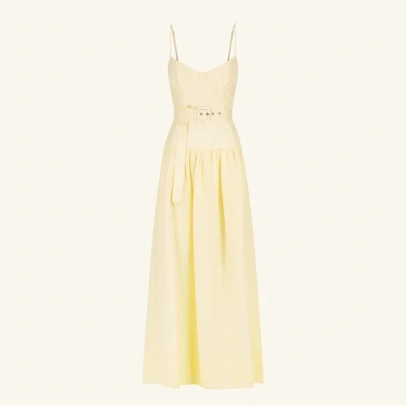 Shona Joy Limon Panelled Bustier Maxi Dress - US 4 *BNWT* - Picture 8 of 13